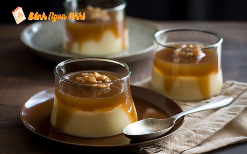 Sốt caramel sẽ giúp panna cotta trở nên cuốn hút hơn