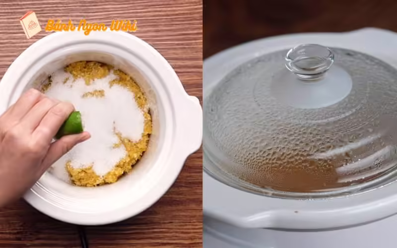 “Say mê ngất ngây” món panna cotta đào thơm ngon dễ làm 7 Nấu mứt đào cho món panna cotta đào