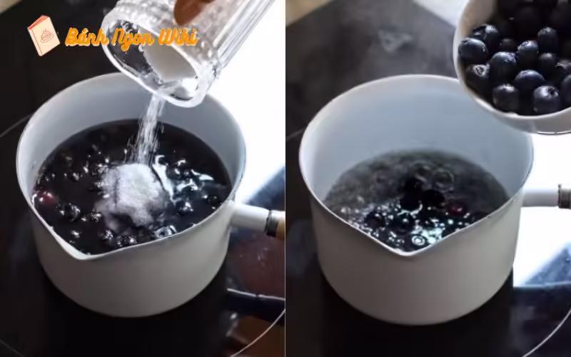 Cách làm panna cotta việt quất thơm ngon khó cưỡng tại nhà 7 Làm mứt việt quất