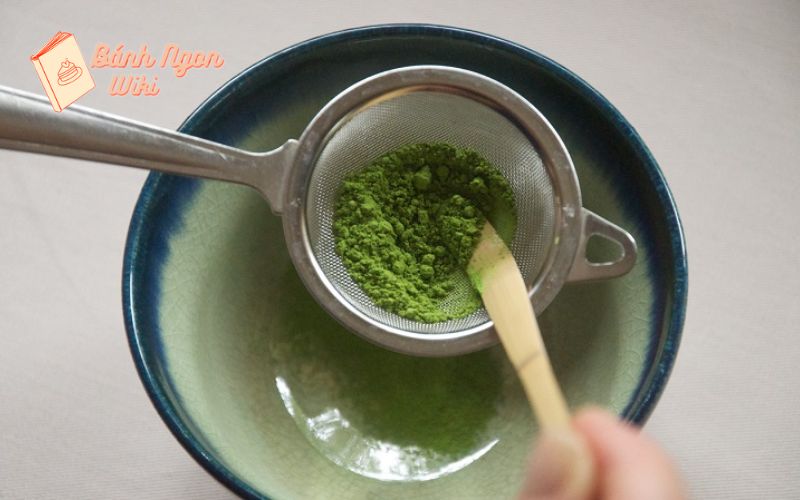 Rây bột matcha