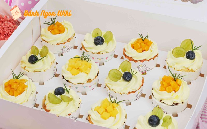 Kiểu bánh Cupcake 8/3 đẹp tặng người yêu