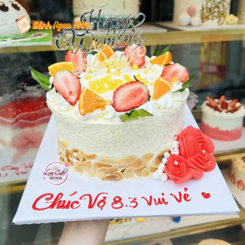 Tặng vợ yêu bánh kem bắp nhân ngày 8/3