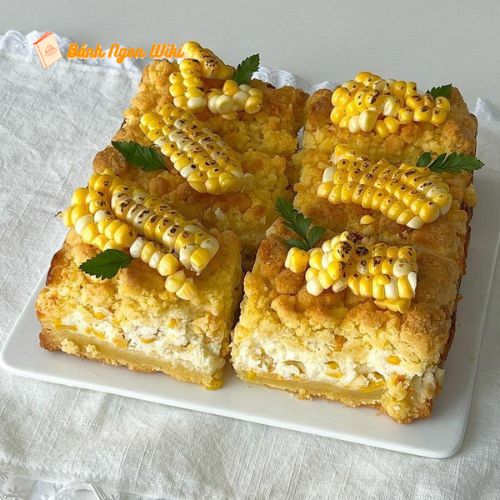 Bánh bắp hình vuông yummy