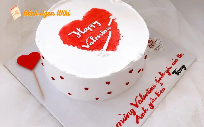 Những mẫu bánh kem Valentine