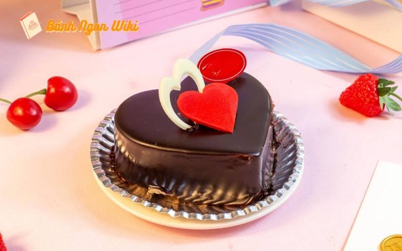 Bánh kem Valentine mini socola trái tim – ngọt ngào, quyến rũ và lãng mạn