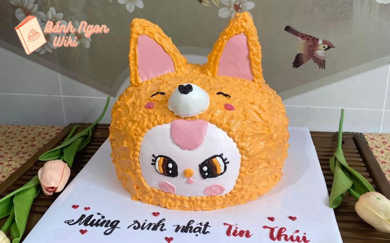 Mẫu bánh sinh nhật Baby Three đáng yêu 4