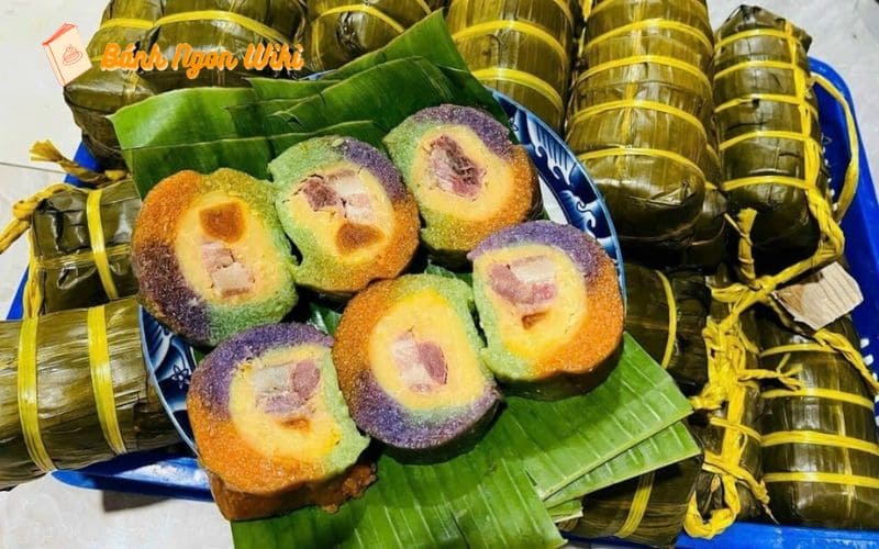 Vỏ bánh Trà Cuôn nhiều màu bắt mắt