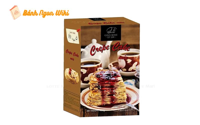 Bột bánh crepe trộn sẵn Gold Bone