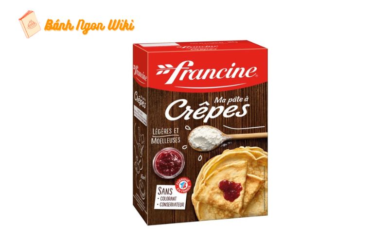 Bột bánh crepe kiều mạch Francine