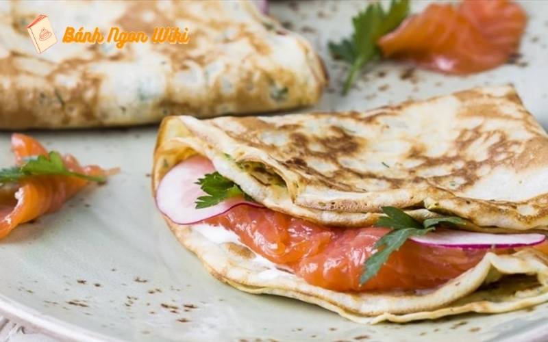 Bánh Crepe mặn kiểu Pháp – món ăn vừa tinh tế vừa đậm đà