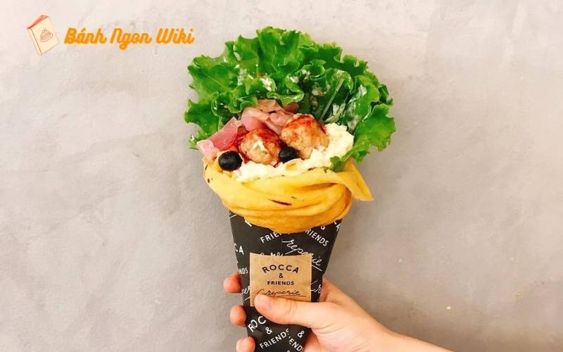 Bánh Crepe mặn kiểu Nhật Bản, đơn giản nhưng đầy đủ hương vị