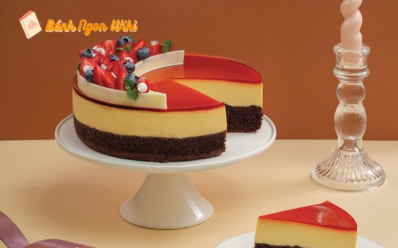 Bánh flan gato kết hợp giữa bánh flan và bông lan thơm ngọt nhẹ nhàng