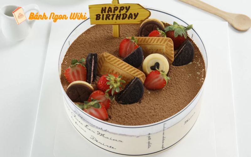 Tiramisu loại bánh được nhiều bạn trẻ chọn làm bánh sinh nhật
