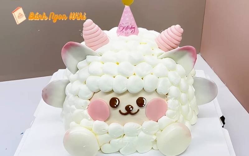 20+ Mẫu bánh sinh nhật 17 tuổi đẹp, ấn tượng, đáng nhớ 33 17 tuổi – dịu dàng và thơ ngây như chú cừu non trên chiếc bánh sinh nhật tuyệt đẹp!