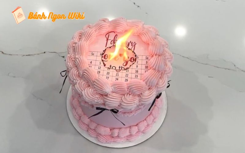 Burn-away Cake loại bánh đang hot hiện nay