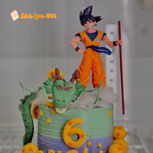 Bánh sinh nhật Songoku siêu đáng yêu