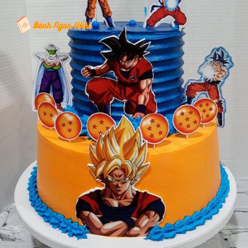 Bánh sinh nhật Dragon Ball và 7 viên ngọc rồng