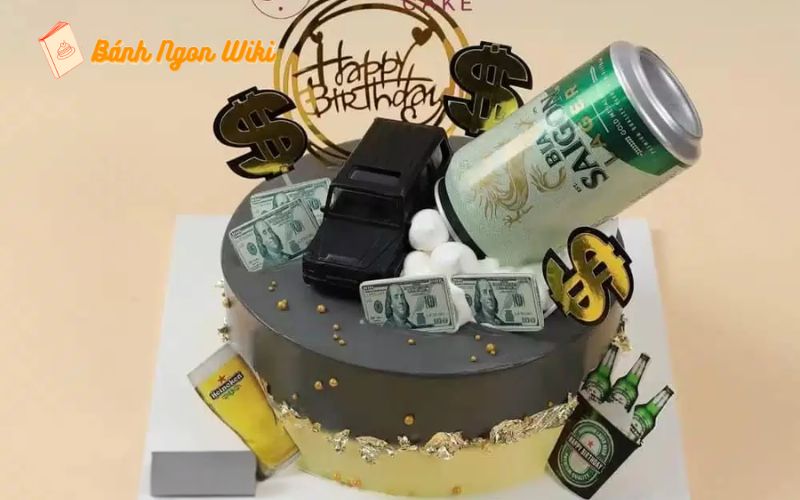 Top 10+ mẫu bánh sinh nhật bia rượu cực chất và độc đáo 22 Mẫu bánh kem sinh nhật bia rượu dành tặng cho ngày đặc biệt