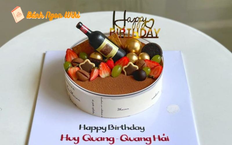 Top 10+ mẫu bánh sinh nhật bia rượu cực chất và độc đáo 16 Mẫu bánh kem được trang trí trái cây và hình chai rượu