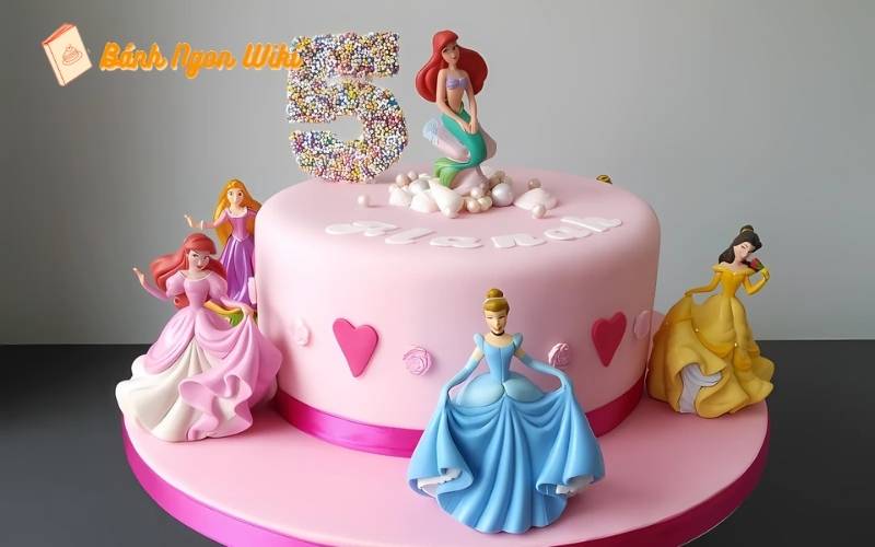 Top 20+ mẫu bánh sinh nhật công chúa siêu cưng cho bé yêu 36 Chúc bé một sinh nhật thật tuyệt vời với bánh công chúa 1 tầng, ngọt ngào và đẹp mắt!