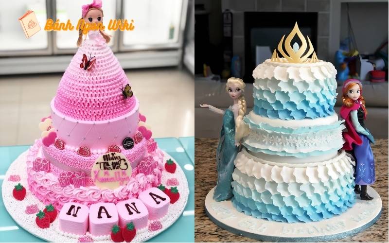 Top 20+ mẫu bánh sinh nhật công chúa siêu cưng cho bé yêu 41 Bánh sinh nhật công chúa 3 tầng – hoàng gia và lộng lẫy, là lựa chọn hoàn hảo cho tiệc sinh nhật