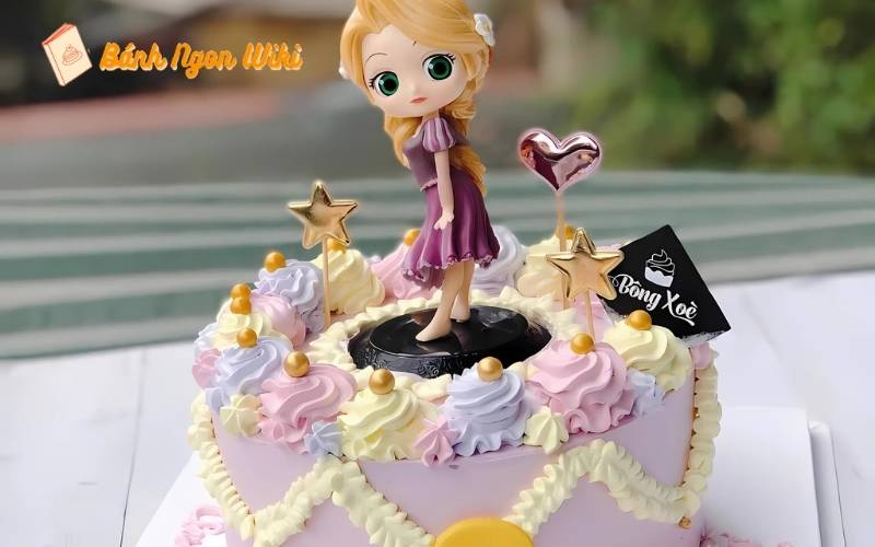 Top 20+ mẫu bánh sinh nhật công chúa siêu cưng cho bé yêu 25 Kiểu bánh sinh nhật công chúa tóc mây – đẹp như trong câu chuyện cổ tích!
