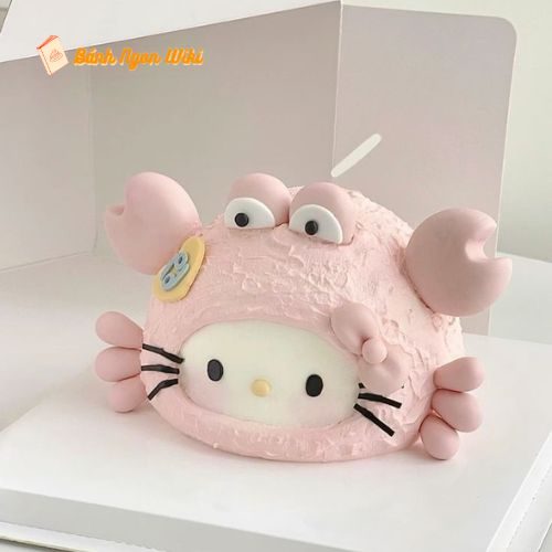 Ảnh bánh sinh nhật đẹp cute hình con cua