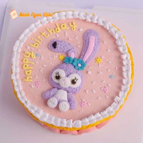 Tặng bé gái chiếc bánh kem trang trí hình thỏ Bunny cute