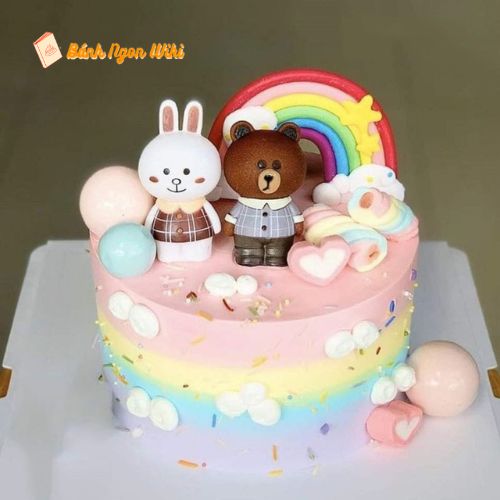 Bánh sinh nhật hình con thỏ Cony