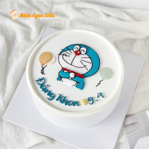 Bánh sinh nhật 6 tuổi Doraemon tặng các bé