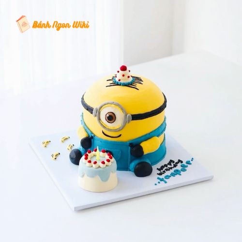 Bánh kem 6 tuổi Minions tặng các bé