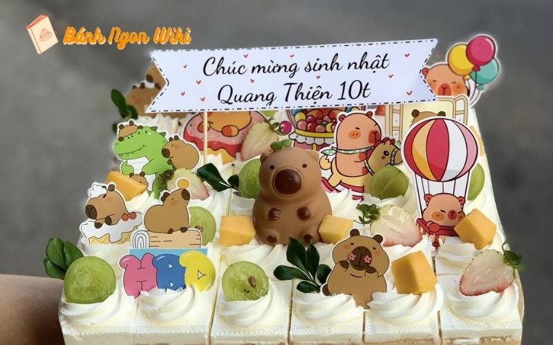 15+ Mẫu bánh sinh nhật cắt miếng tiện lợi cho mọi bữa tiệc 62 Một miếng bánh, một chút trái cây, cảm nhận ngay sự tươi mới trong từng hương vị!