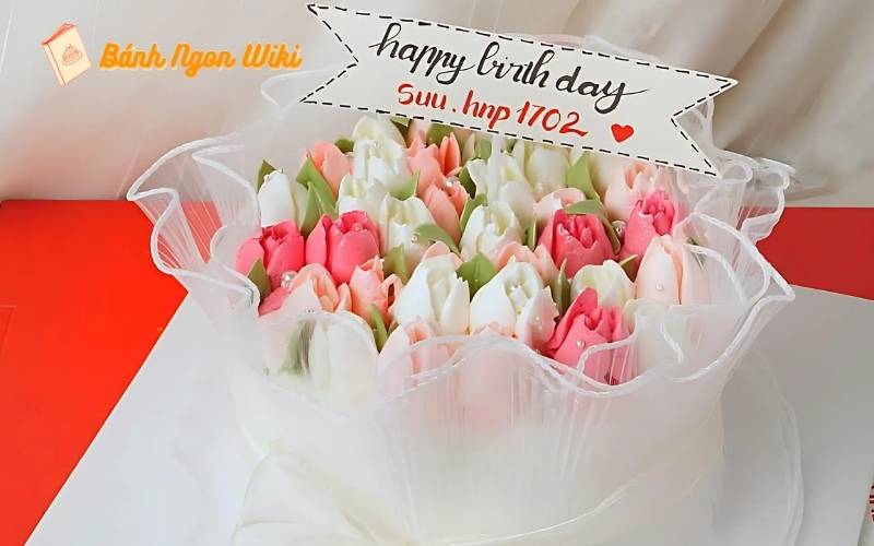 20+ Kiểu bánh sinh nhật hoa Tulip và bí quyết tạo dấu ấn thú vị 54 Bữa tiệc thêm rực rỡ với bánh sinh nhật nhiều màu sắc!