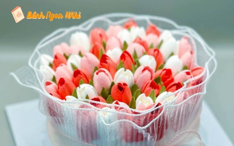 20+ Kiểu bánh sinh nhật hoa Tulip và bí quyết tạo dấu ấn thú vị 56 Tươi tắn, nổi bật với bánh sinh nhật nhiều màu xinh xắn!