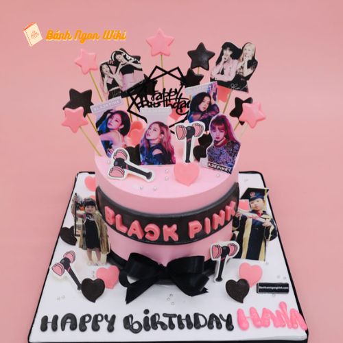 Bánh sinh nhật Blackpink có búa