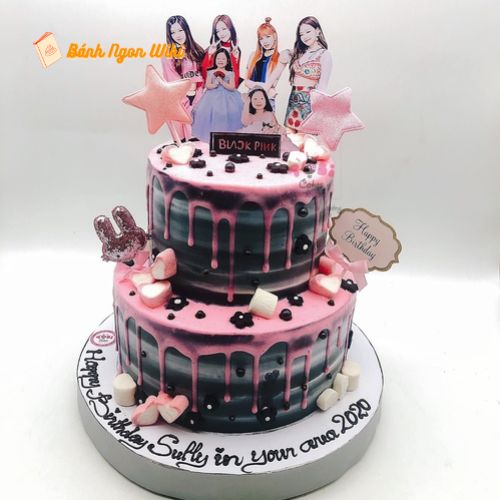 Bánh sinh nhật Blackpink 2 tầng