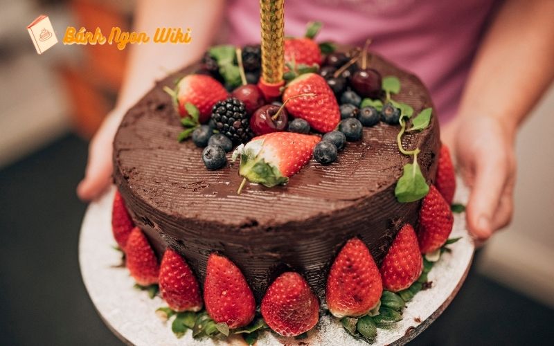Tổng hợp những mẫu bánh sinh nhật Socola đẹp, hot nhất 2025 49 Sự kết hợp hoàn hảo giữa vị socola đậm đà và trái cây tươi mát!