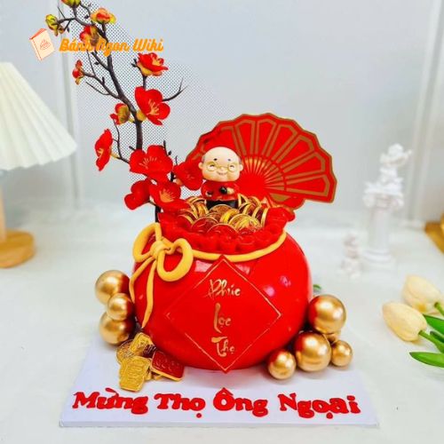 Bánh sinh nhật 60 tuổi mừng thọ