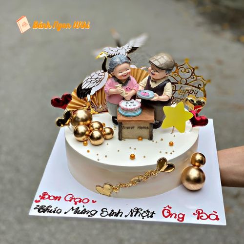 Bánh sinh nhật cho người già ông bà