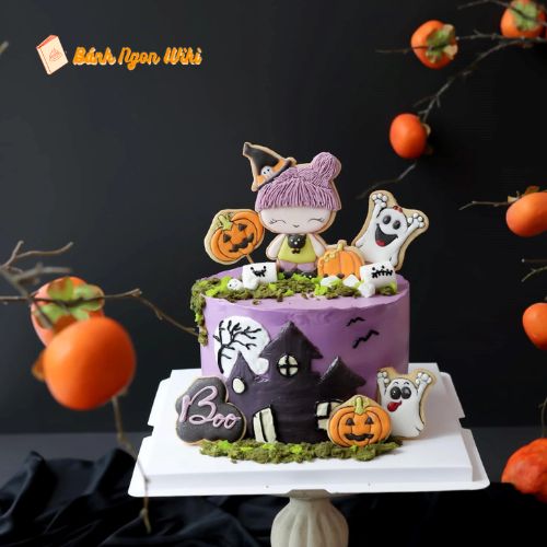 Mẫu bánh kem trang trí các nhân vật kỳ quái cho bữa tiệc Halloween