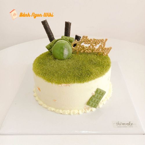 Bánh sinh nhật matcha cho đối tác