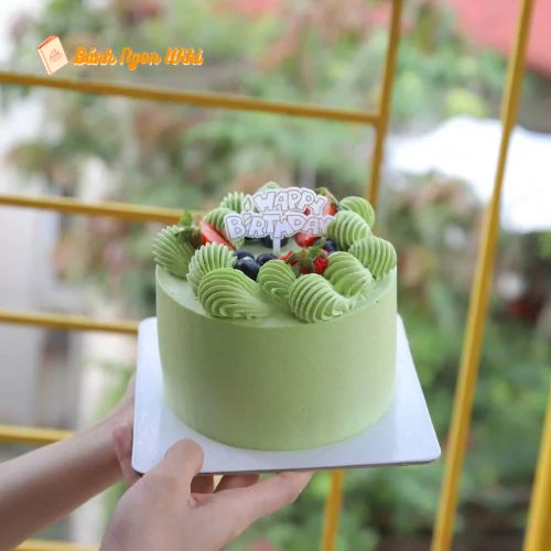 Bánh sinh nhật matcha cho sếp