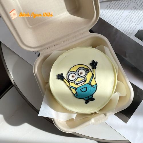 Mẫu bánh bento Minion cute