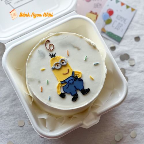 Mừng sinh nhật 6 tuổi với chiếc bánh kem bento Minion