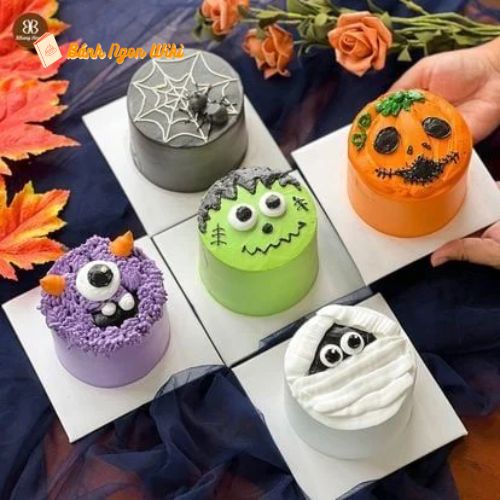 Mẫu bánh sinh nhật tháng 10 chủ đề Halloween