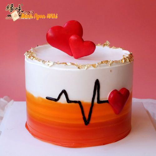 Mẫu bánh sinh nhật tháng 2 theo chủ đề Valentine
